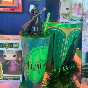 Wicked Elphaba Tumbler, Topper - Regal (sealed in bags)
